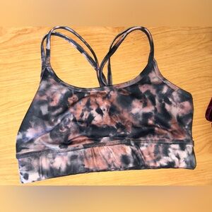 Tie die sports bra